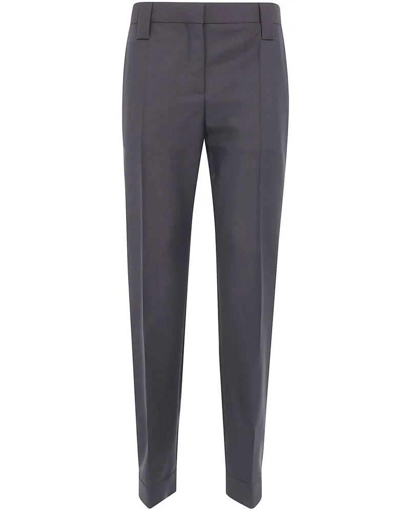 Versace Formal Pant Responsible Light Weight Wool Mohair Tailoring Brown