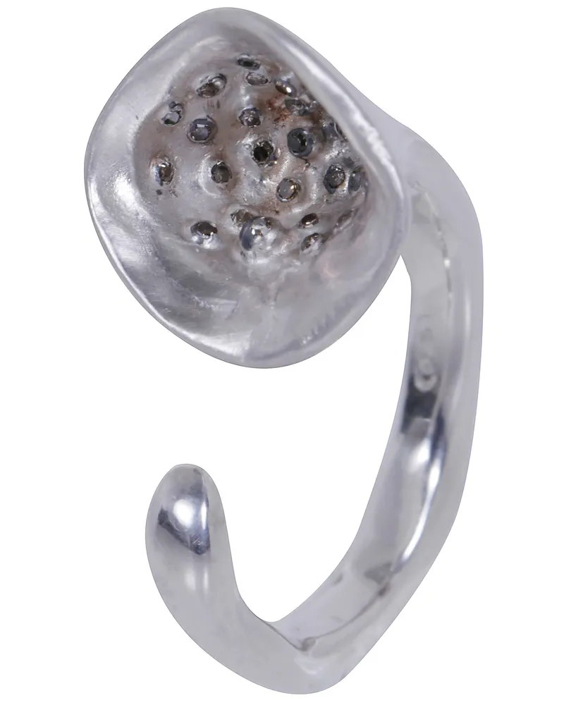 Rosa Maria Silver Ring "Sax 2 Metallic