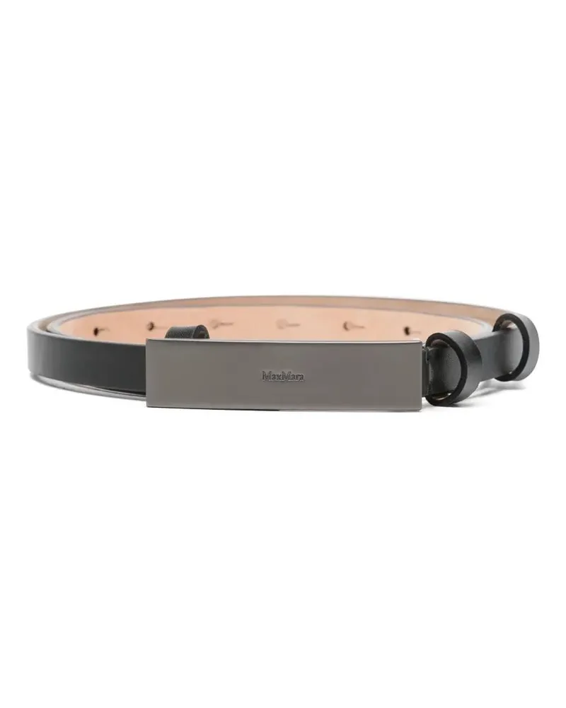 Max Mara Newplate1 Classic Belt Black