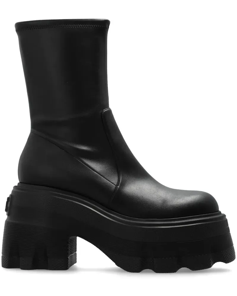 Casadei Boots Platform Black "Malleolo Lab Black
