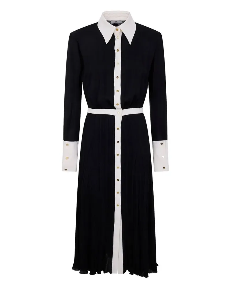 Elisabetta Franchi Chemisier Dress Black