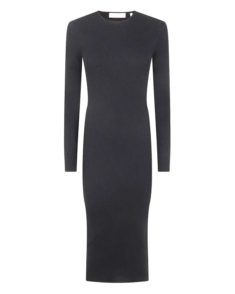 Fear of God Womens Rib Long Sleeve Dress Black