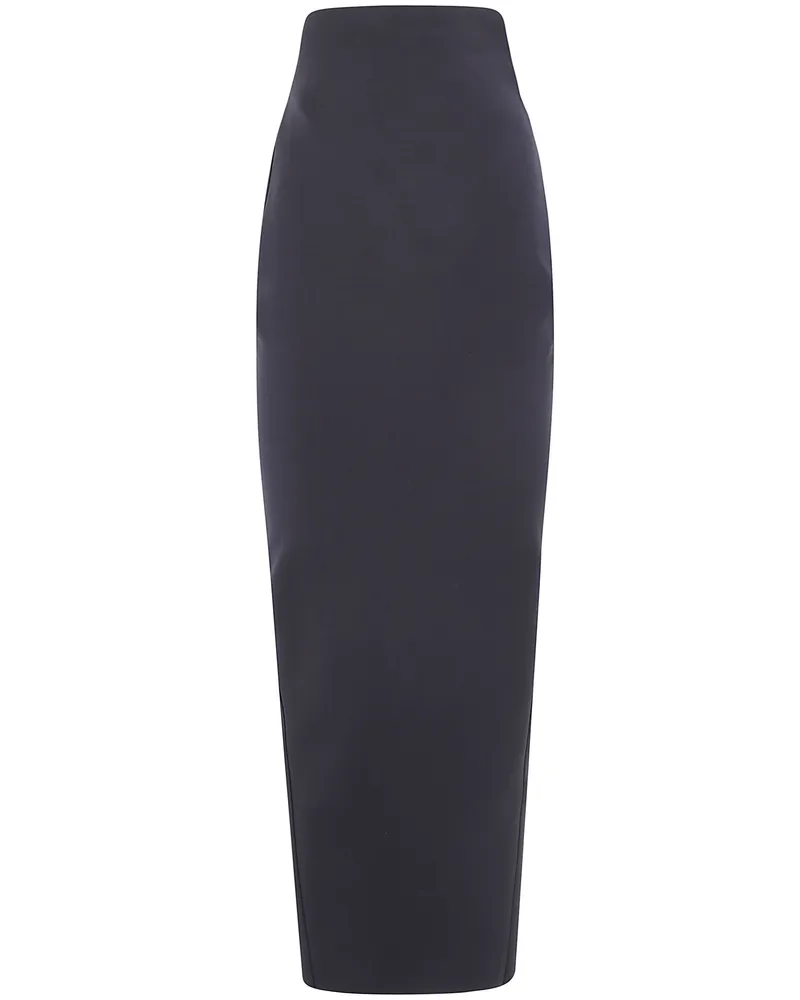 Rick Owens Skirt Wool Black "Dirt Pillar Black