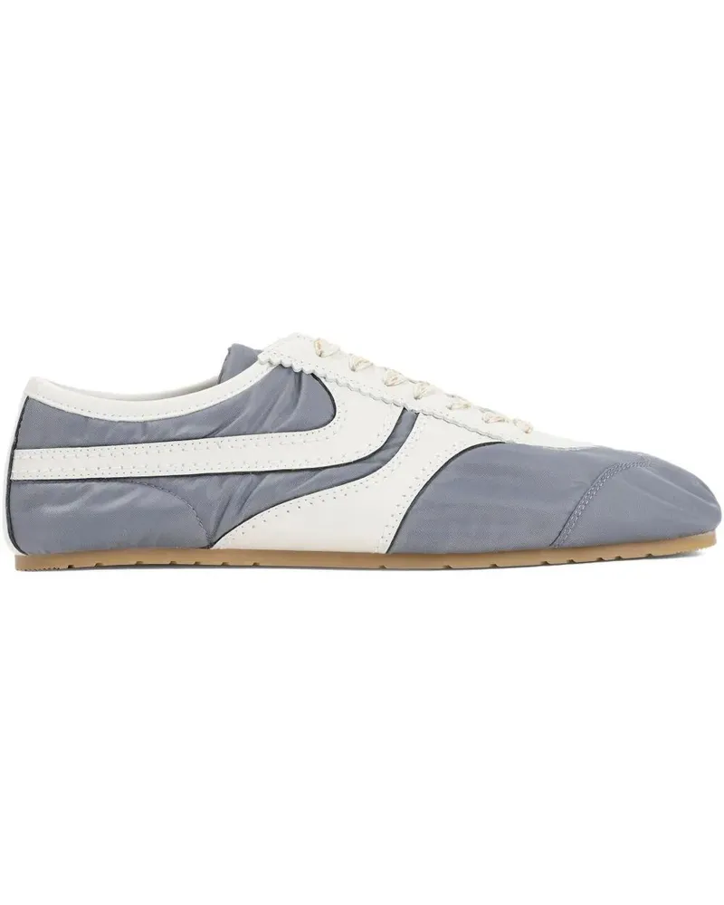 Dries van Noten Lace Up Bowling Shoe Blue