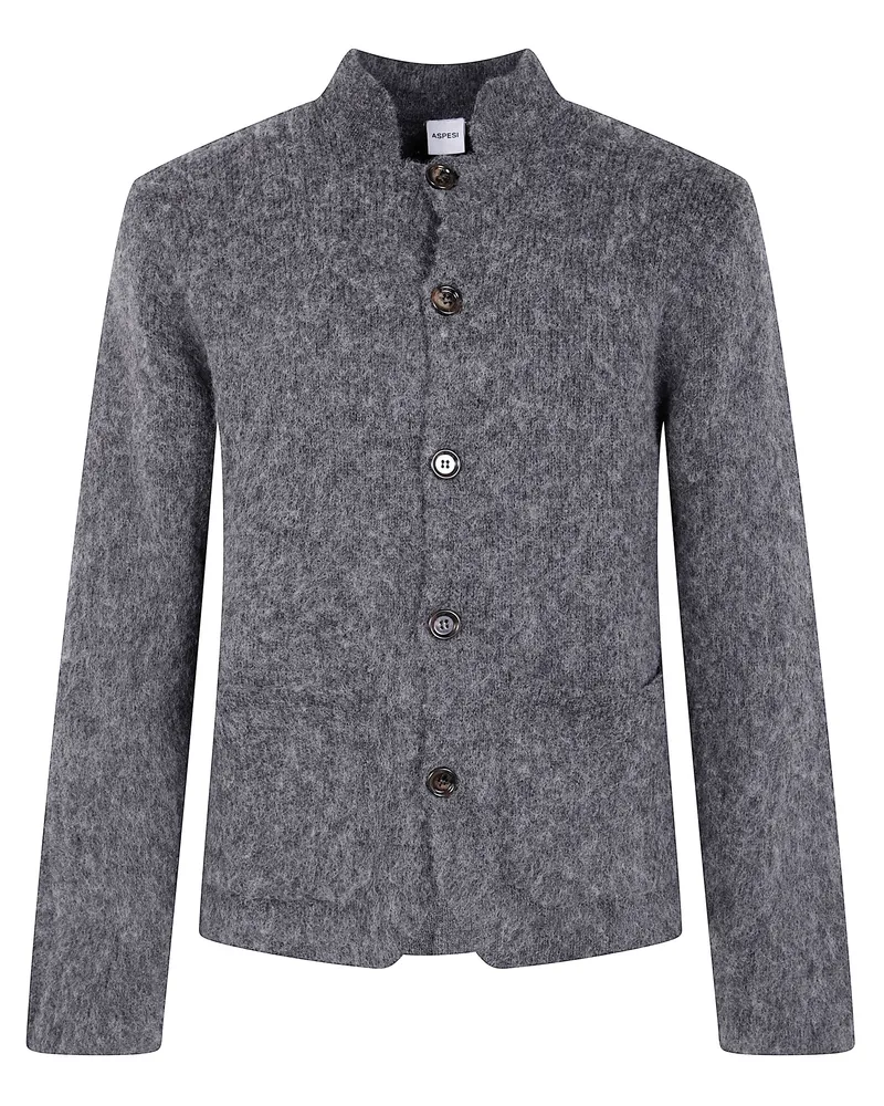 ASPESI Classic" Cardigan Gray
