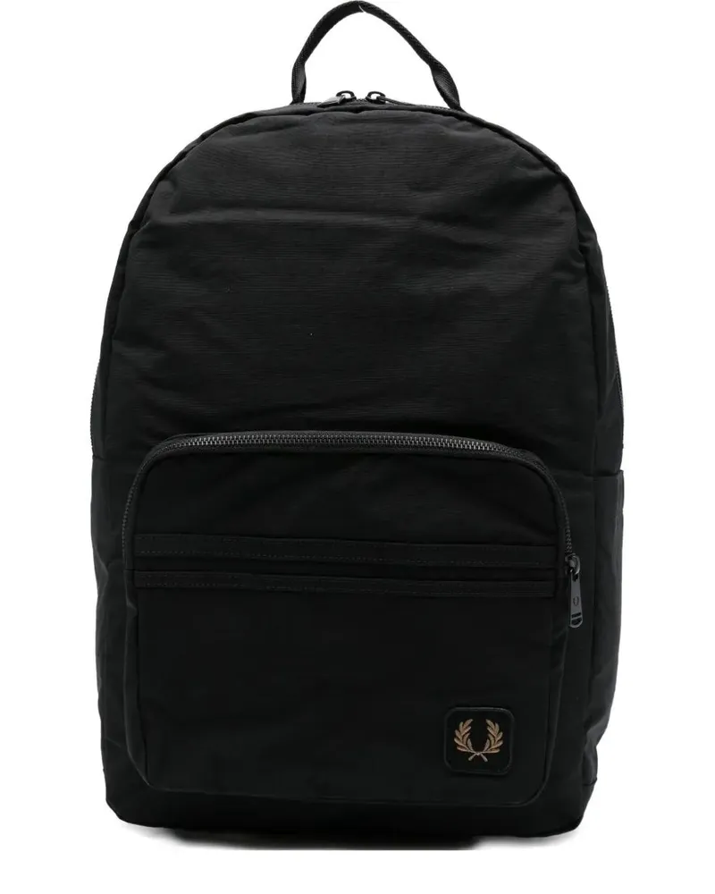 Fred Perry Fred Perry Nylon Badge Backpack Black