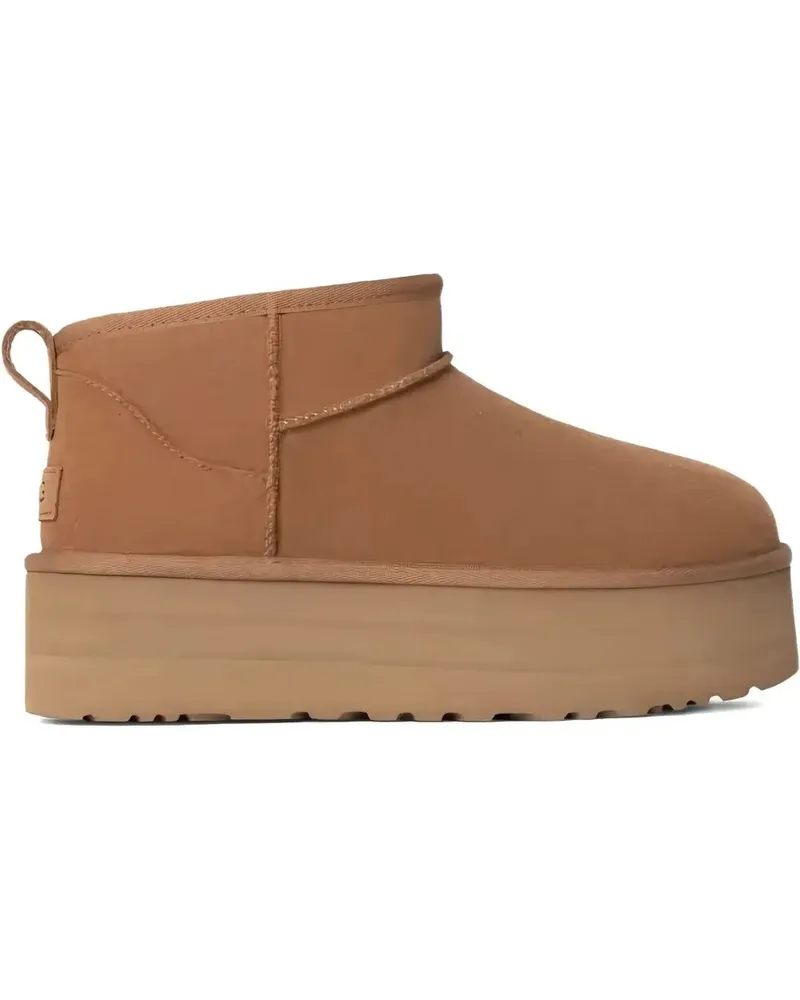 UGG Ankle Boots Platform "Classic Ultra Mini Platform Brown