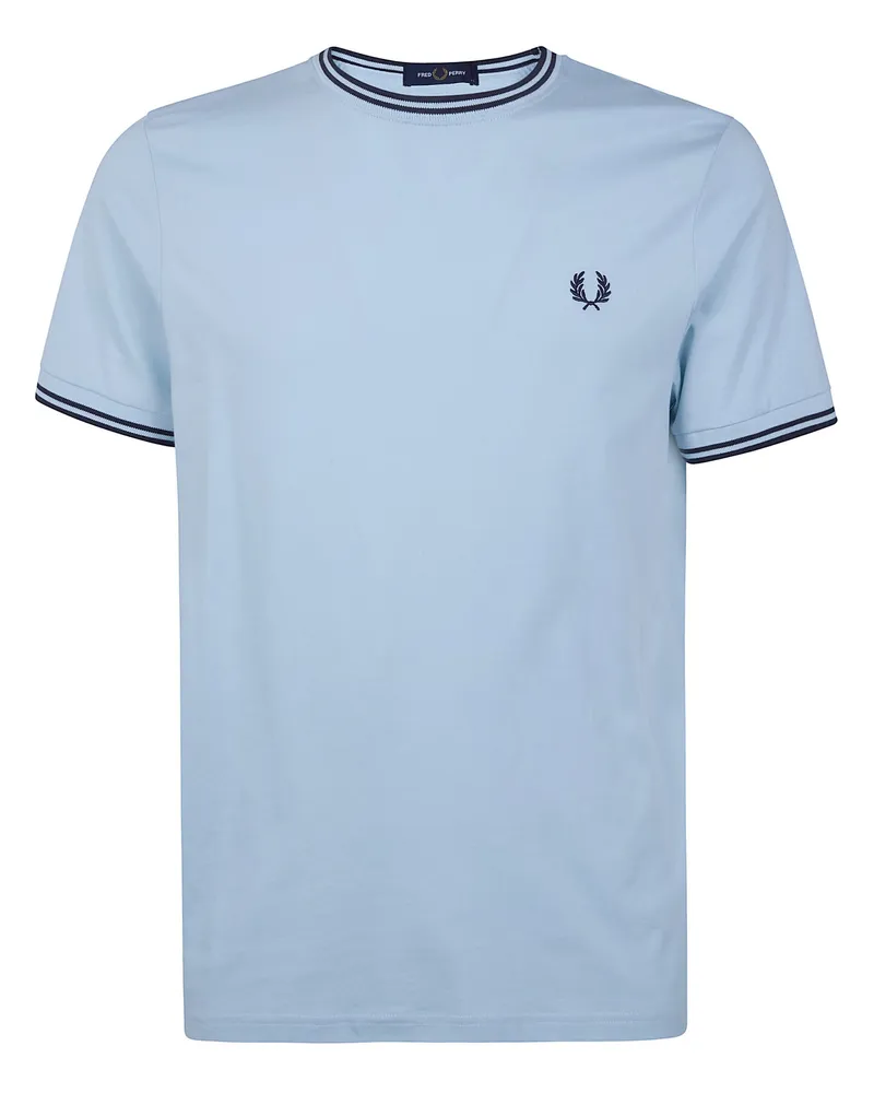Fred Perry Fred Perry" Twin Tipped T-Shirt Blue
