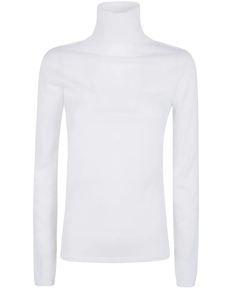 D.EXTERIOR D. EXTERIOR Sweater Merino Wool "Basic Merino Turtle Neck White