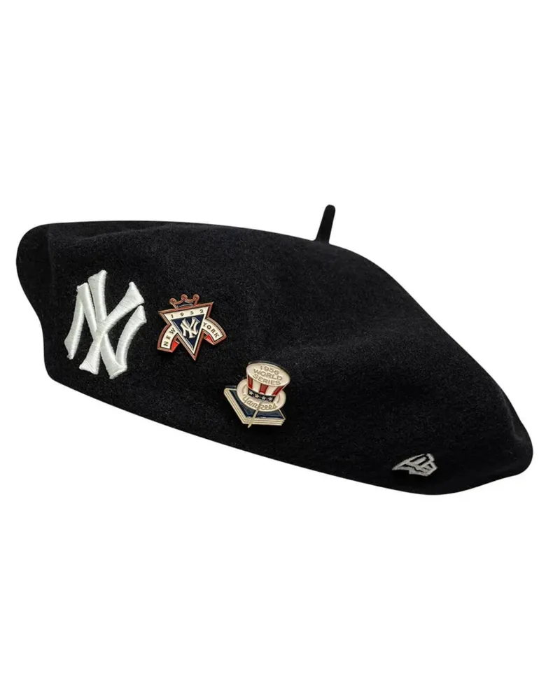 New Era Hat Wool Black "Img Coops Pin Beret Neyyanco Black