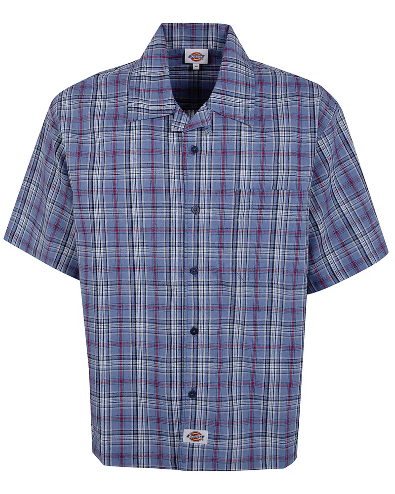 Dickies Springdale" Shirt Short Sleeve Blue