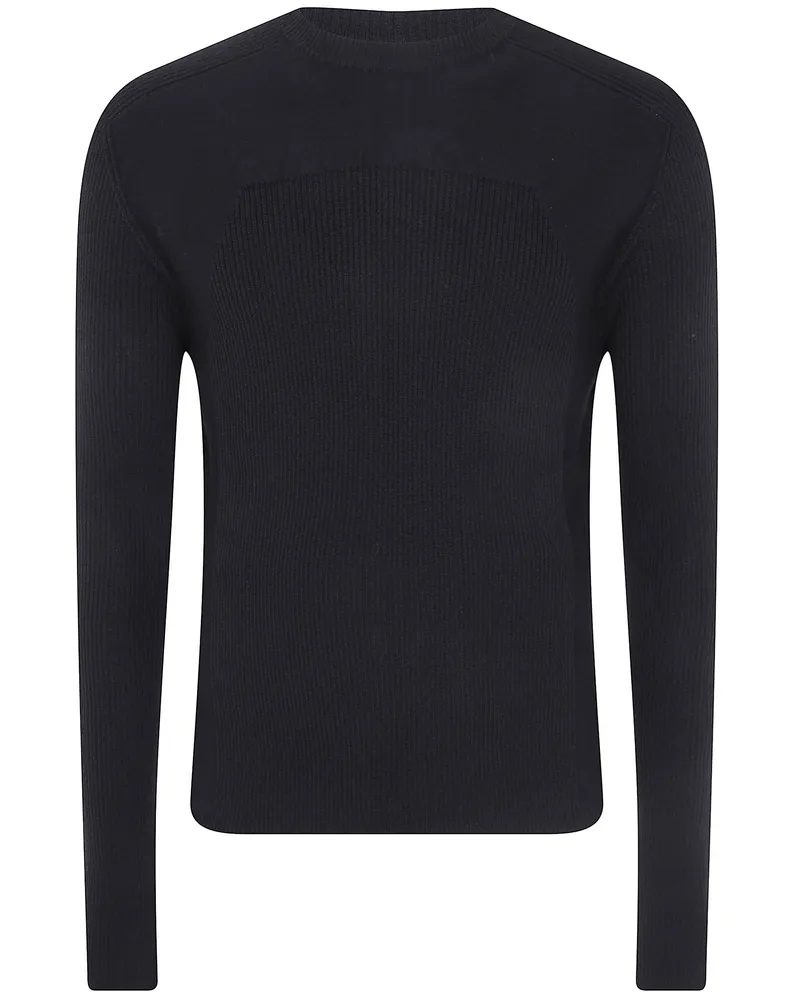 Rick Owens Sweater Long Sleeve "Ribbed Geo Black