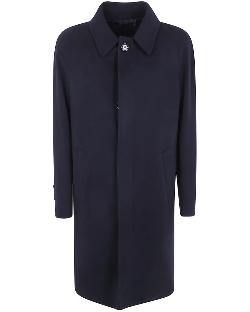 LARDINI Wool Cashmere Coat Black