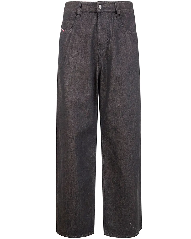 Diesel 1997 D-Enim-M" Wide Leg Jeans Black