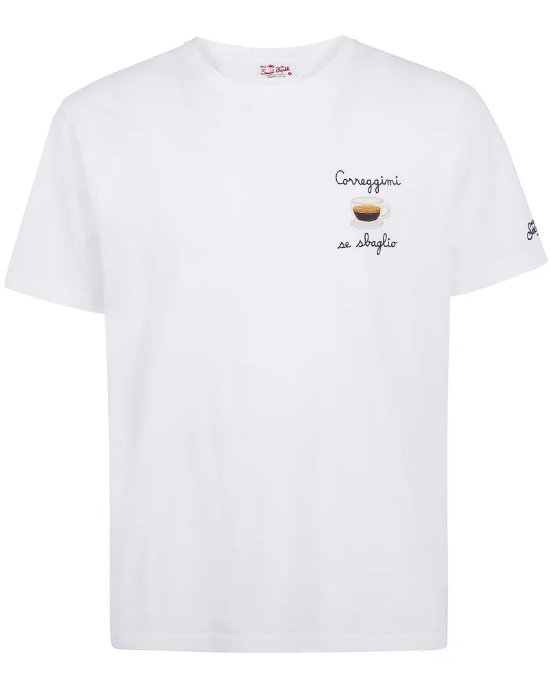 MC2 Saint Barth Portofino Correggimi Sbaglio" T-Shirt Beige