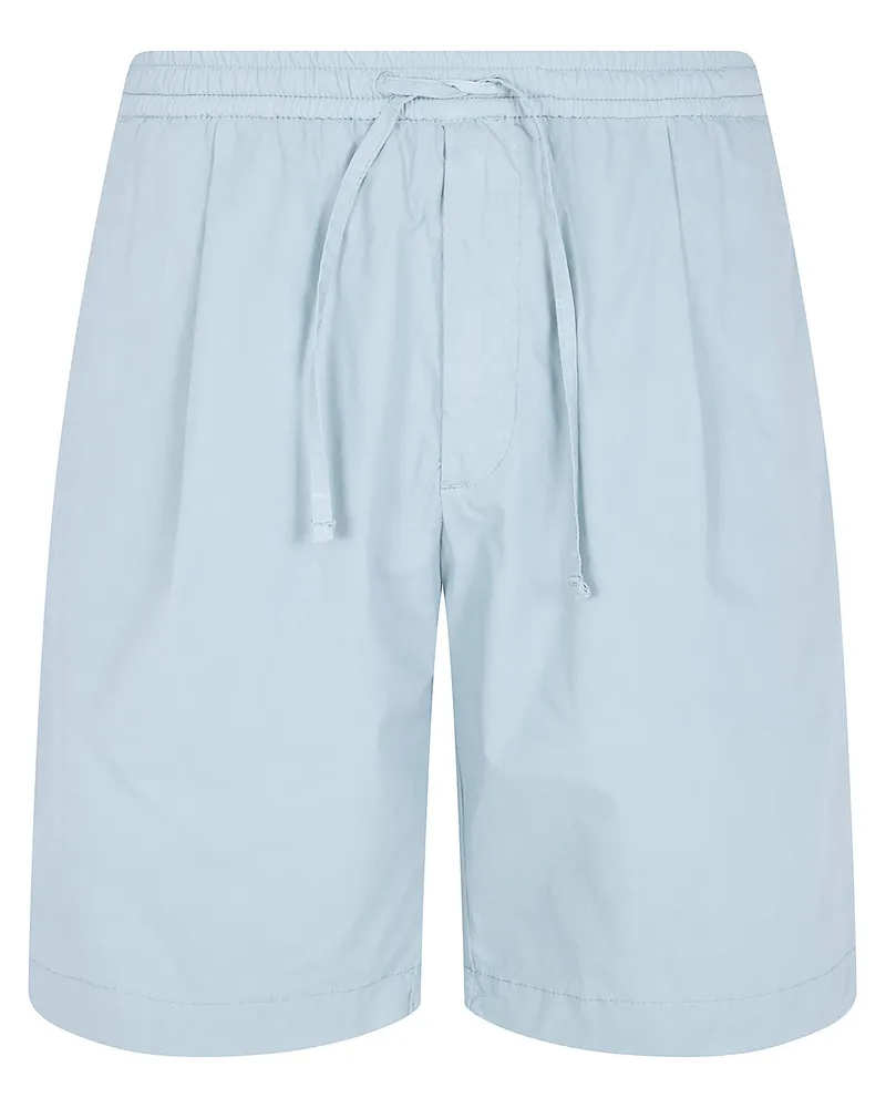 MICHAEL COAL Popeline Bermuda Trousers Blue