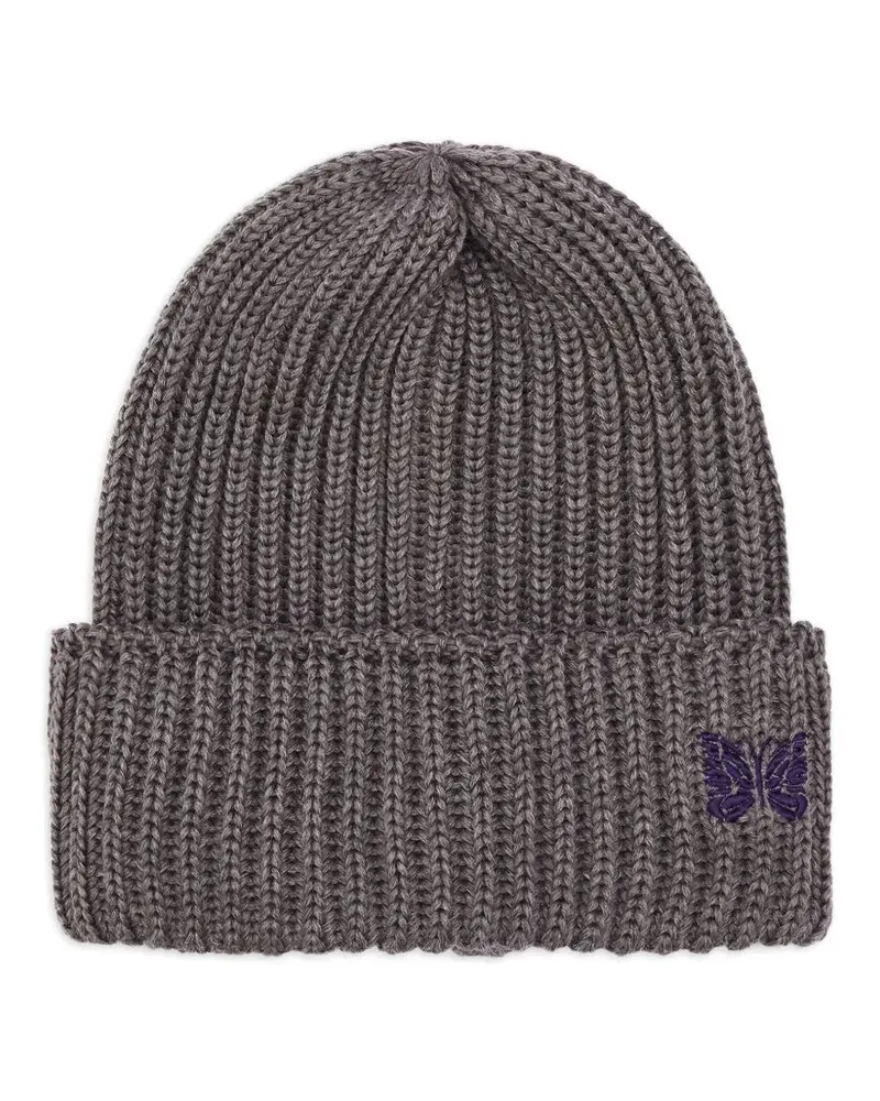 NEEDLES Watch" Merino Wool Cap Gray