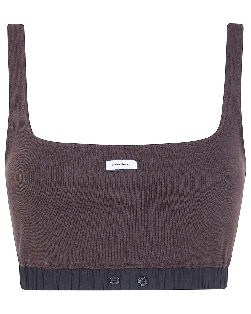 Entire Studios Lounge" Bra Brown