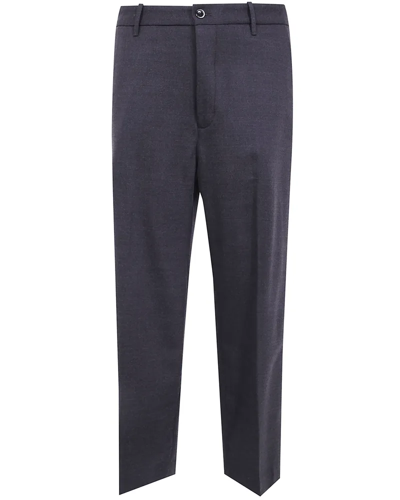 nine:inthe:morning Wide-Leg Trousers "Apollon Brown
