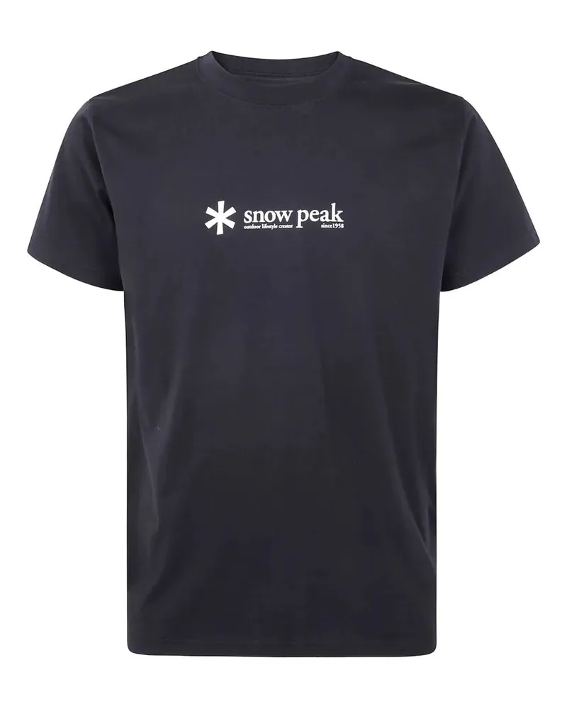 Snow Peak Soft Cotton "Logo" Short Sleeves T-Shirt Black