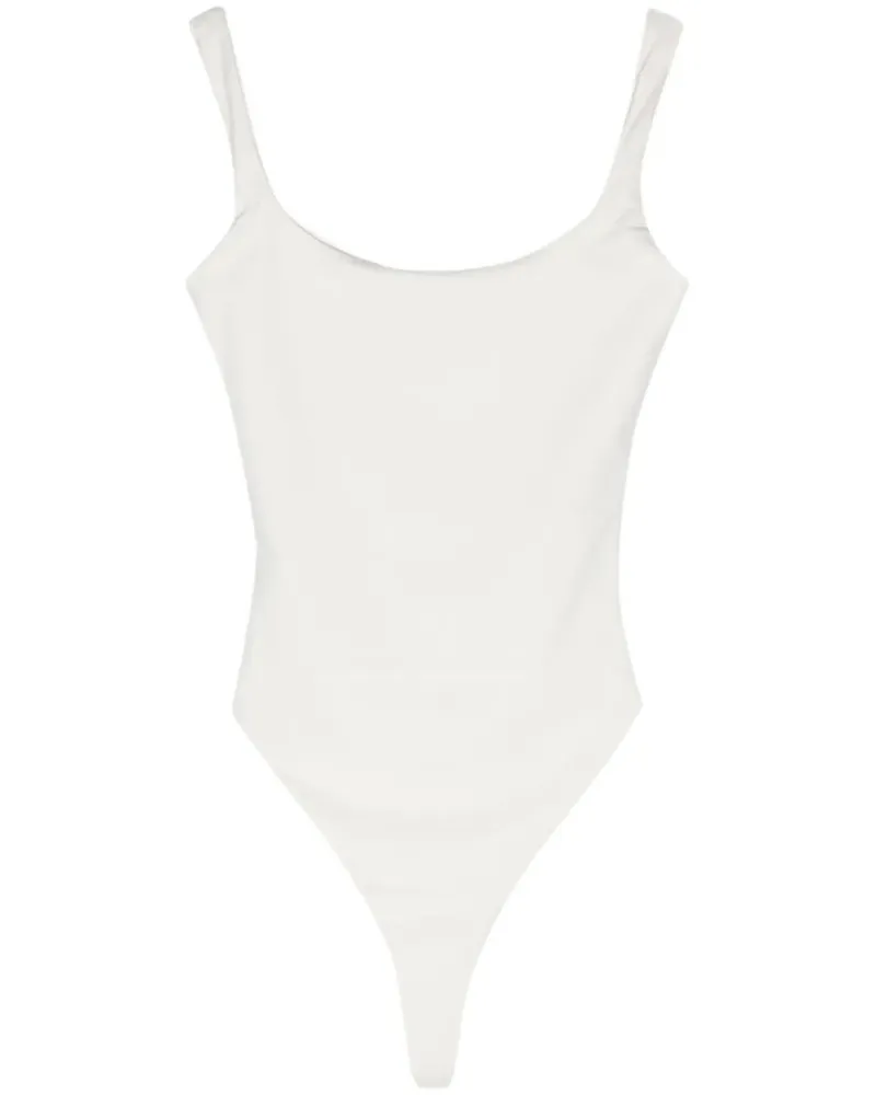 Entire Studios Square Neck Bodysuit White