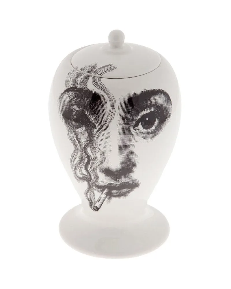 Fornasetti VASE SMOKING IS BAD Multi