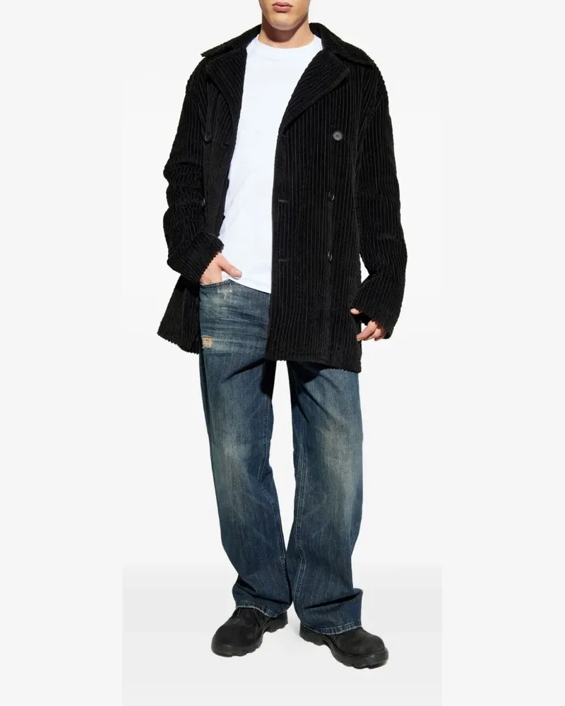 Diesel 2001 D-Macro" Wide Leg Jeans Gray