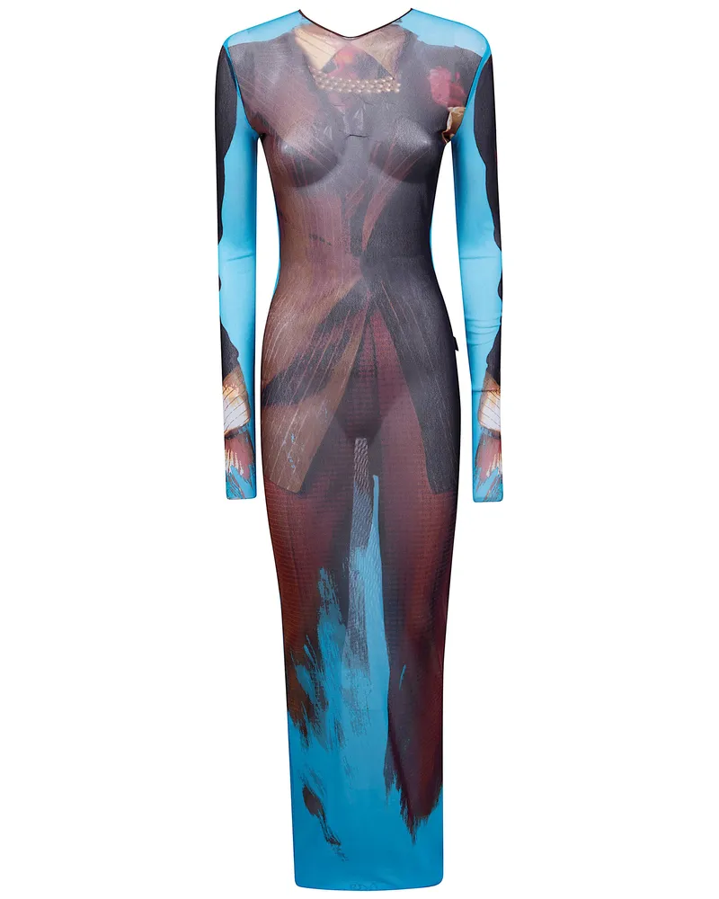 Jean Paul Gaultier Re-Edition: La Robe Tennis Costume" Dress Multi