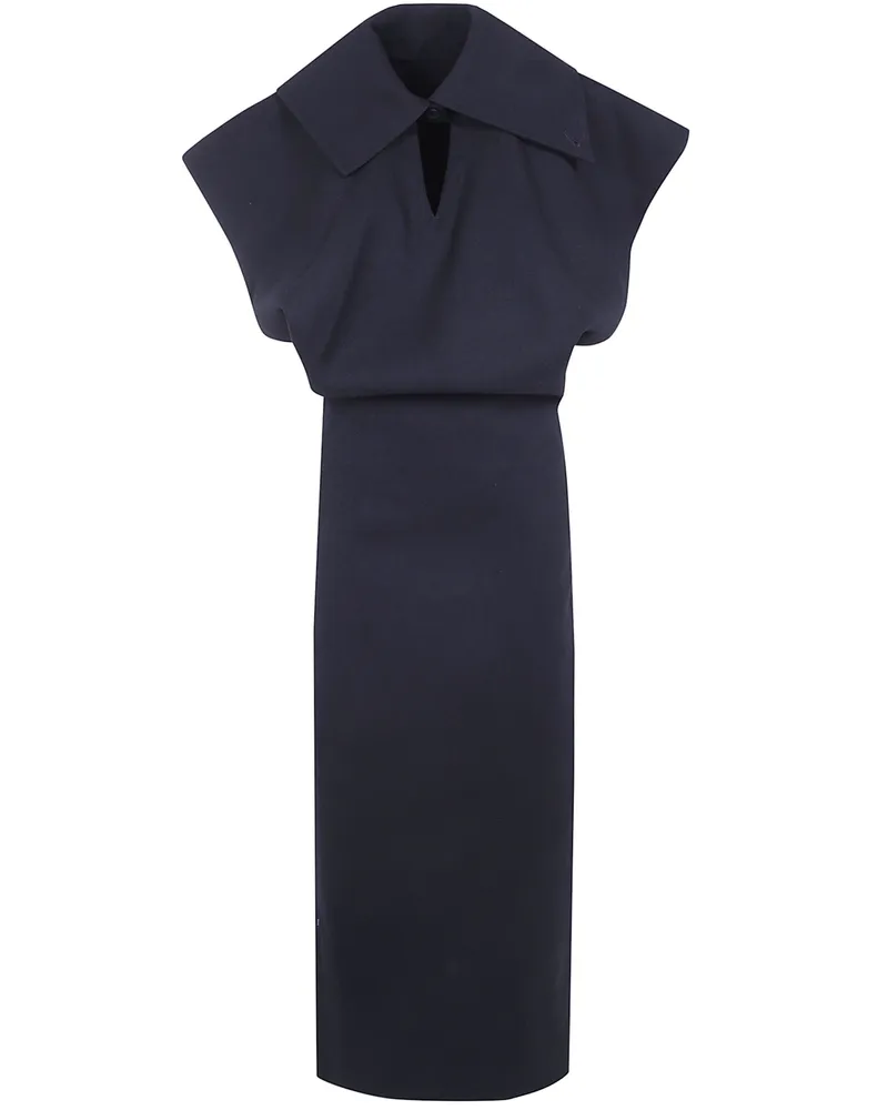 Issey Miyake Dress Black "Calligraph Black