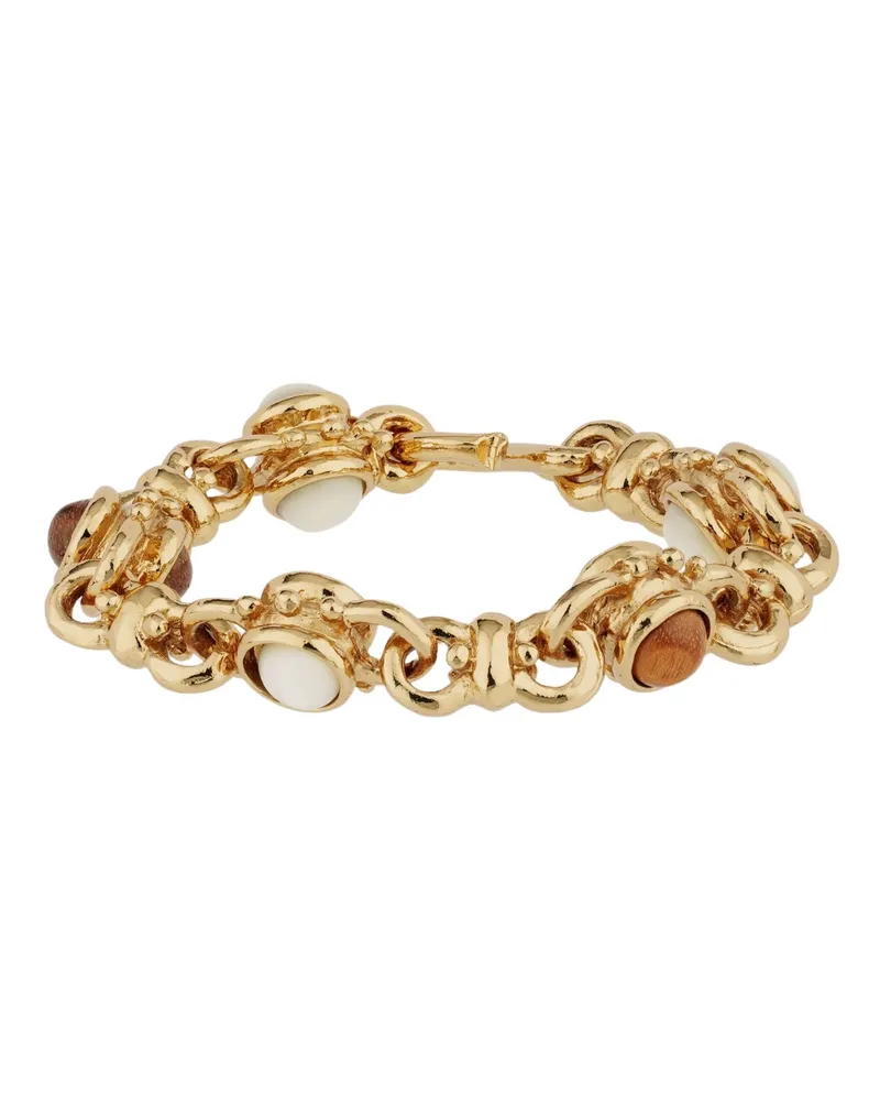Gas Bijoux Bracelet Multi-Stone "Amarante Metallic