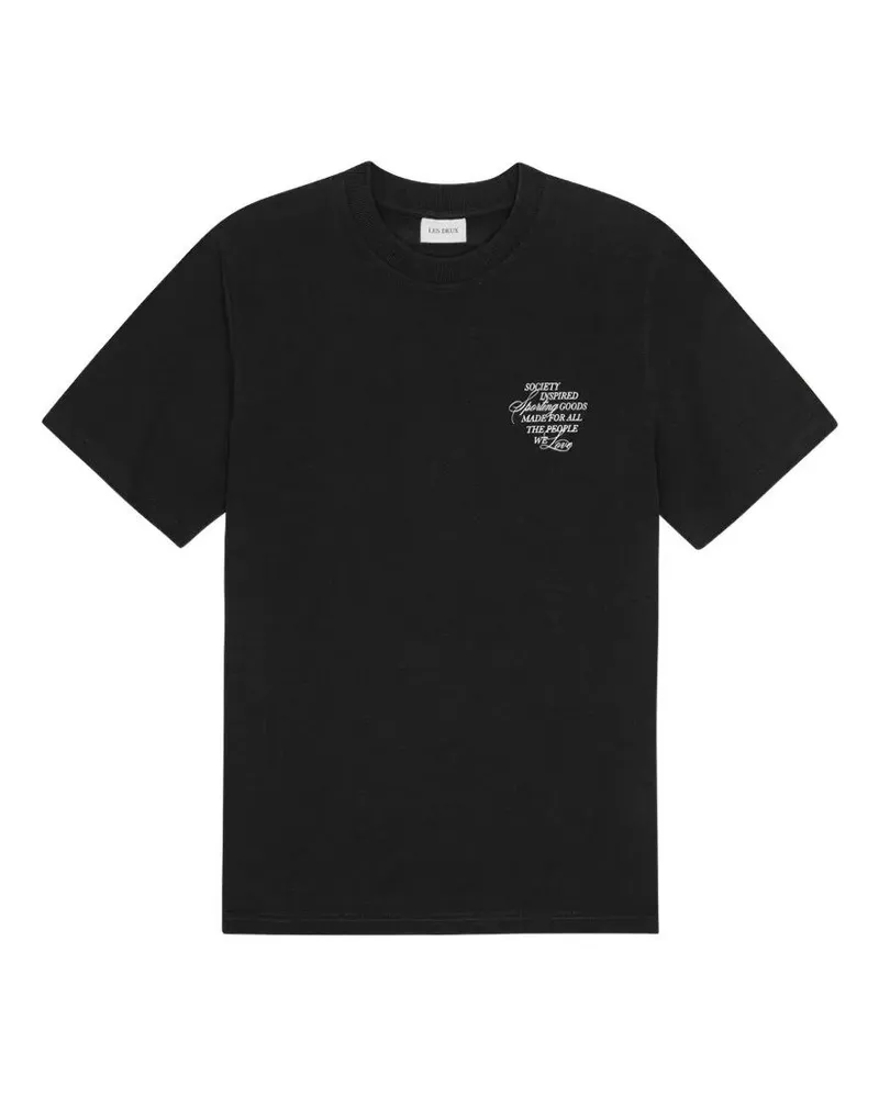 LES DEUX Ben Faience" T-Shirt Black