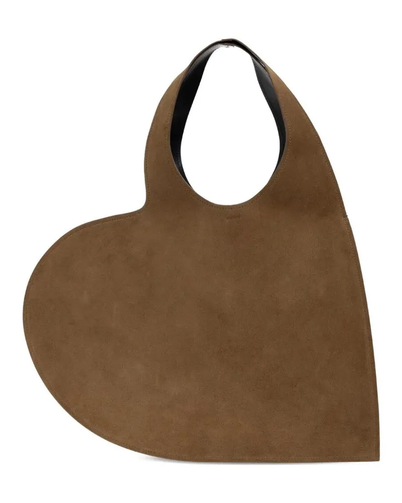 COPERNI Double Heart' Tote Bag Brown