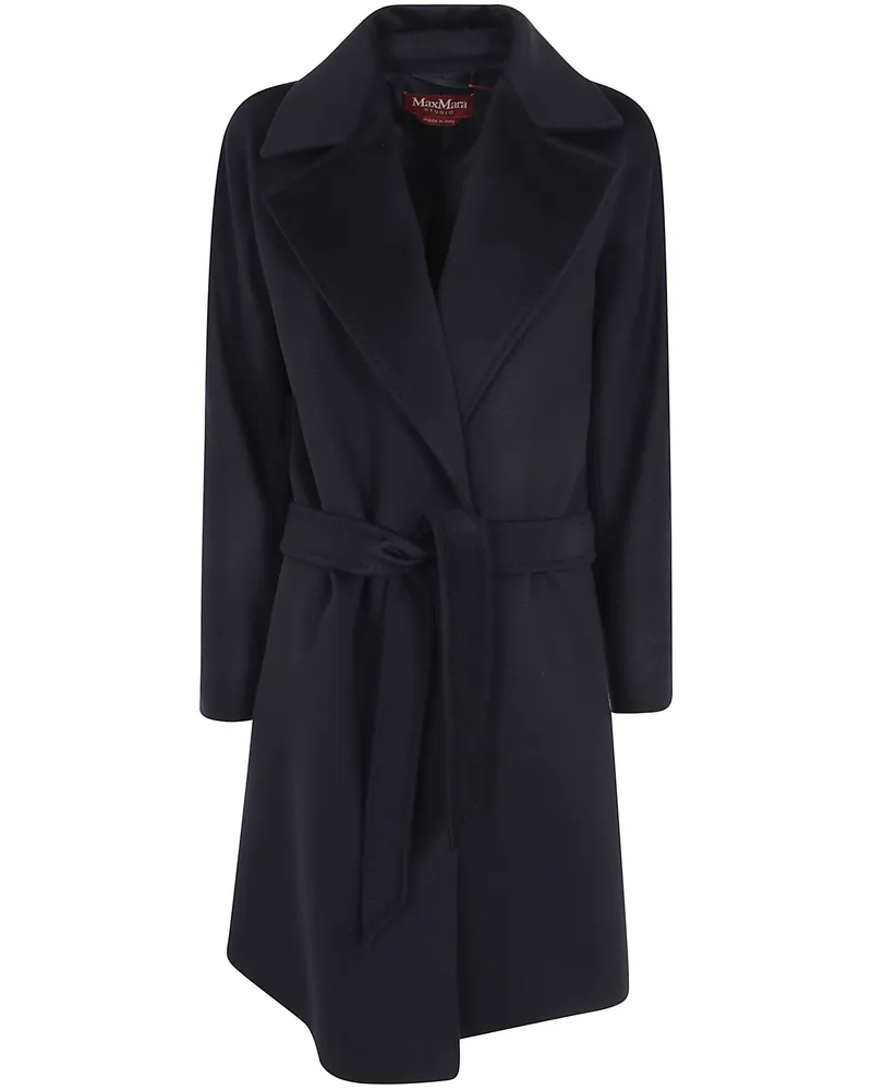 Max Mara Coat Belted "Ravenna Black