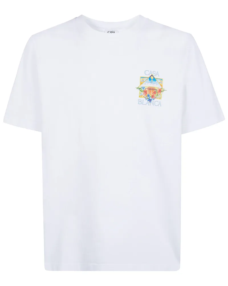Casablanca Paris Classic T-Shirt White