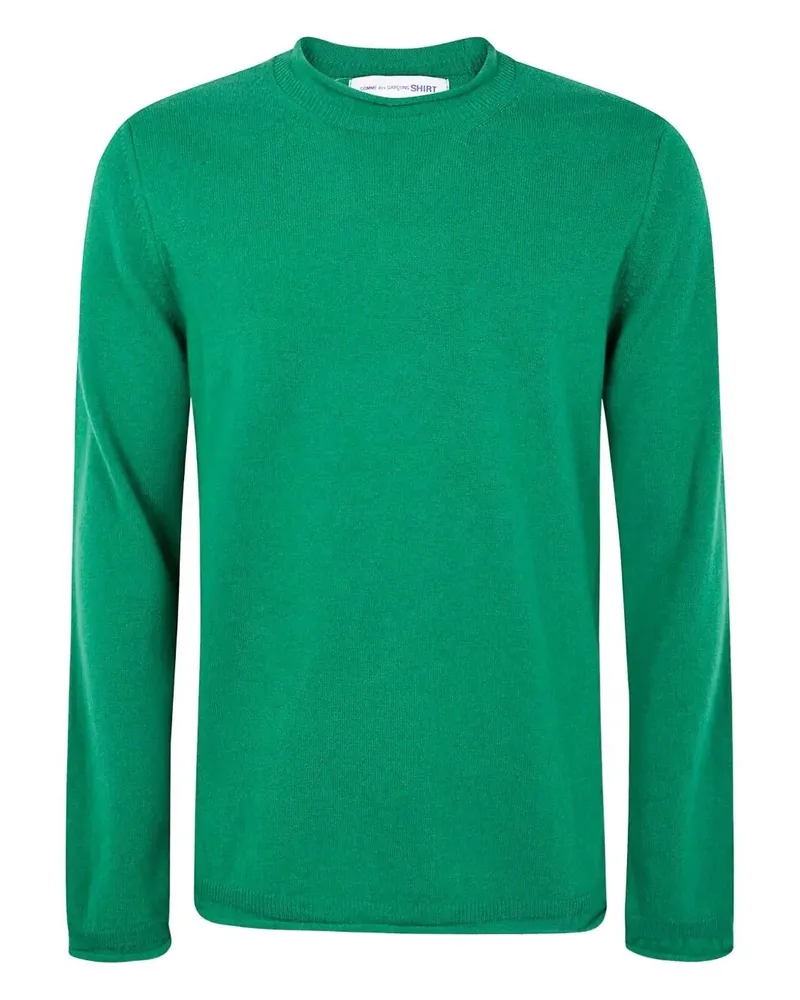 Comme des Garçons Mens Shirt Knitted Green