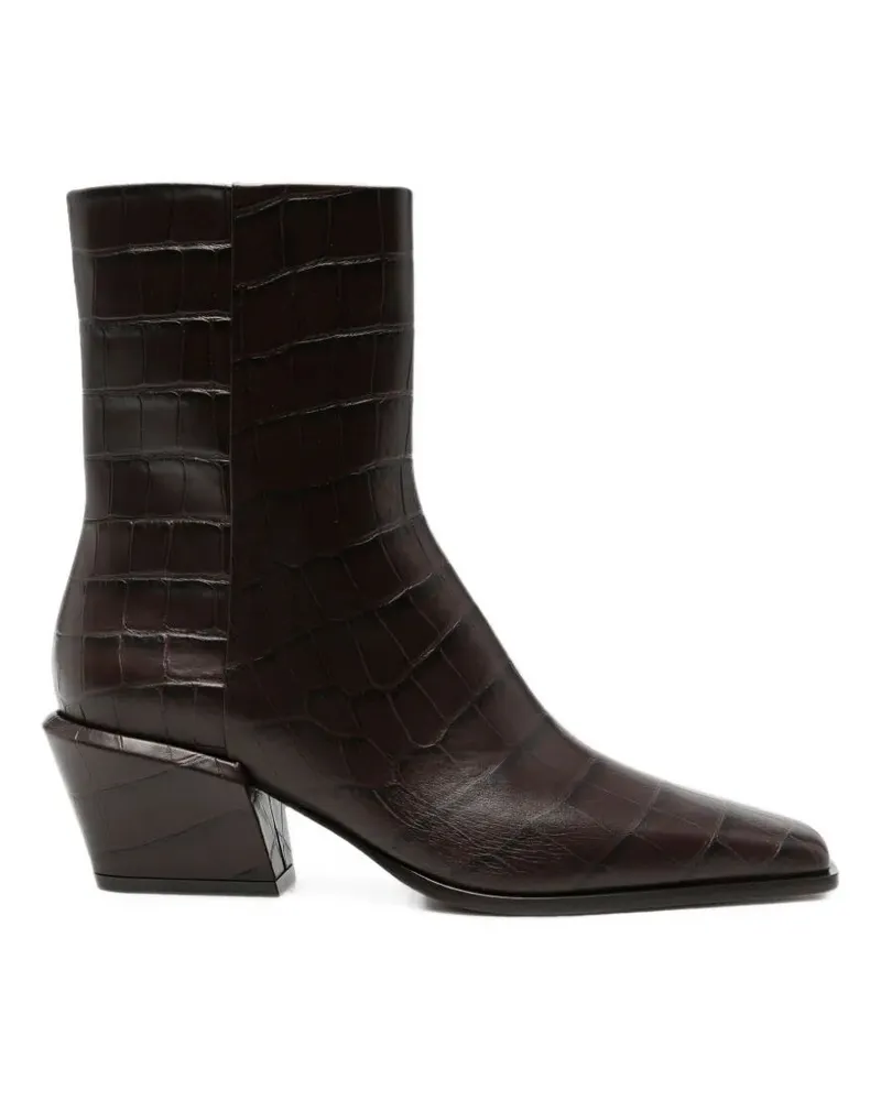 Paris Texas Ankle Boots Pointed "Bettina Brown