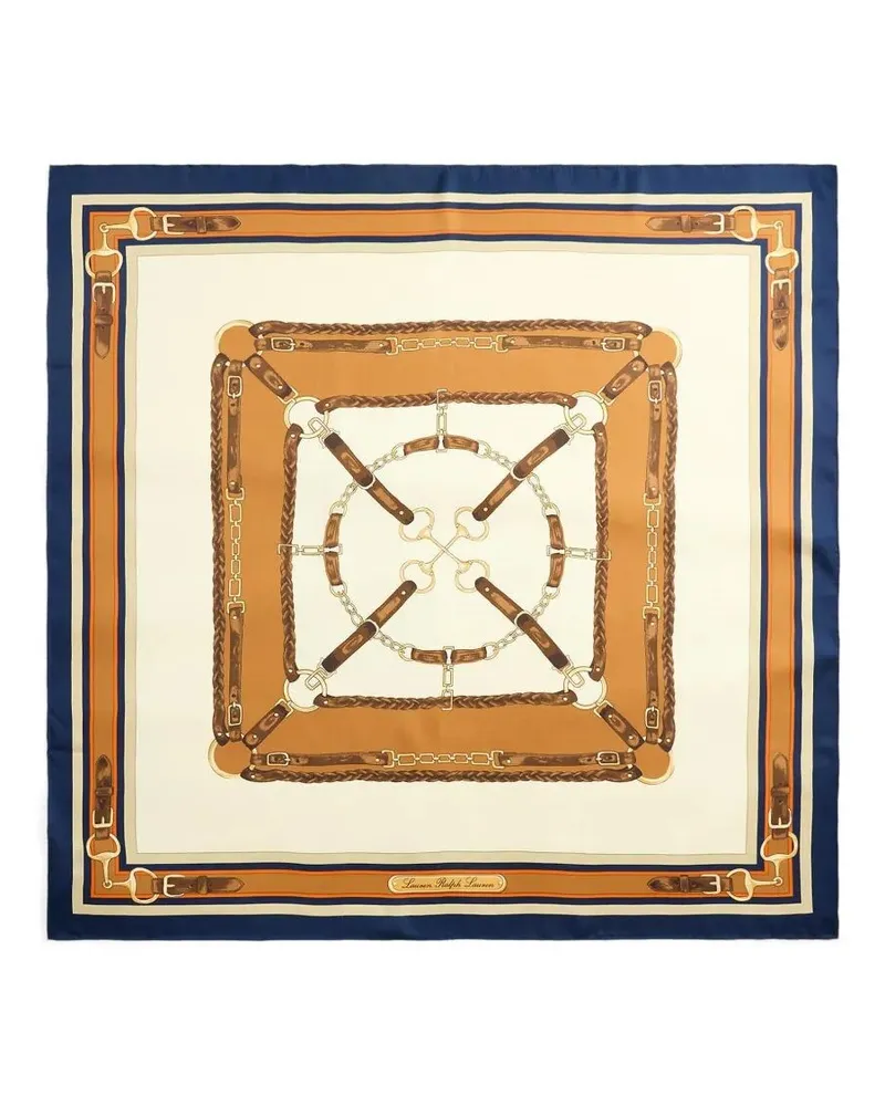 Ralph Lauren Square Scarf White