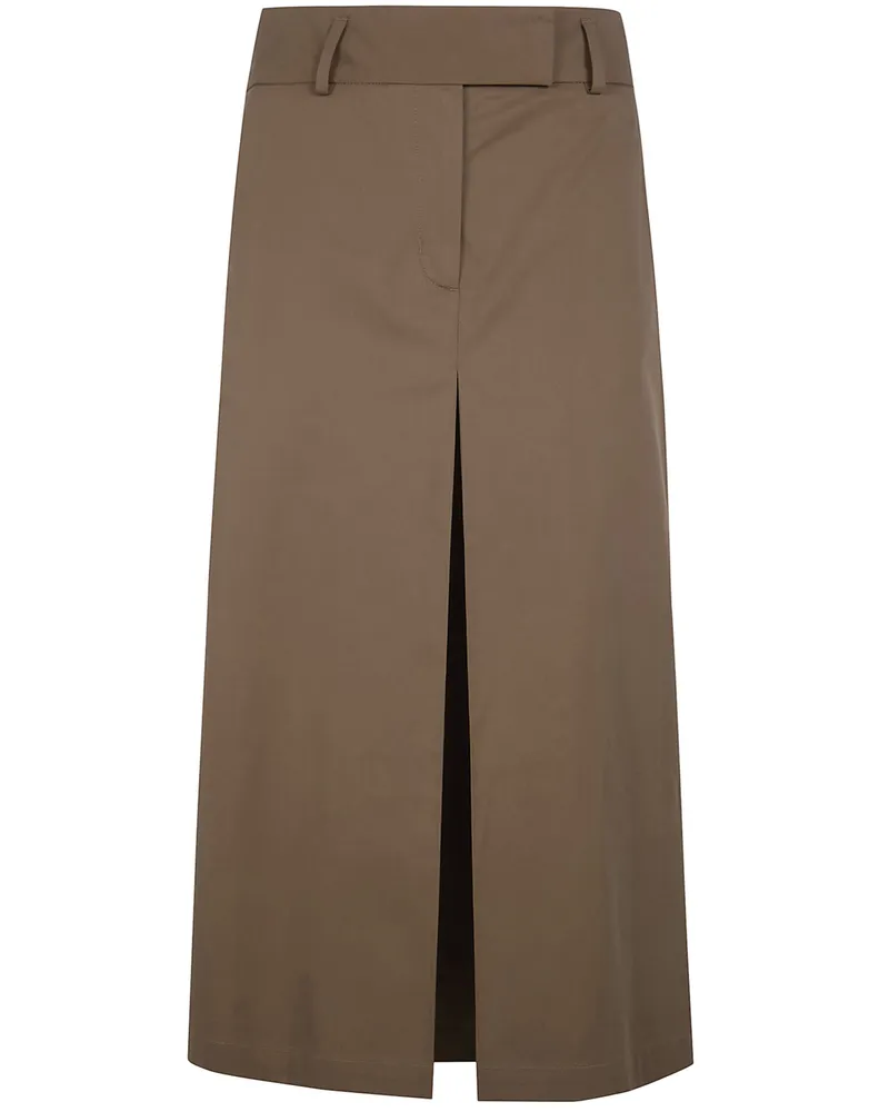 Filippa K Box" Pleat Skirt Beige