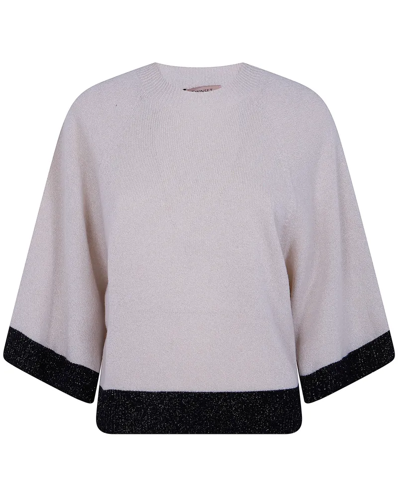 Twin-Set Sweater Round Neck "Round Neck Sweater Yellow