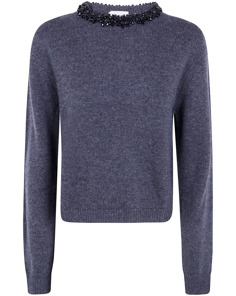 Semicouture Sweater Short Sleeves "Denny Gray