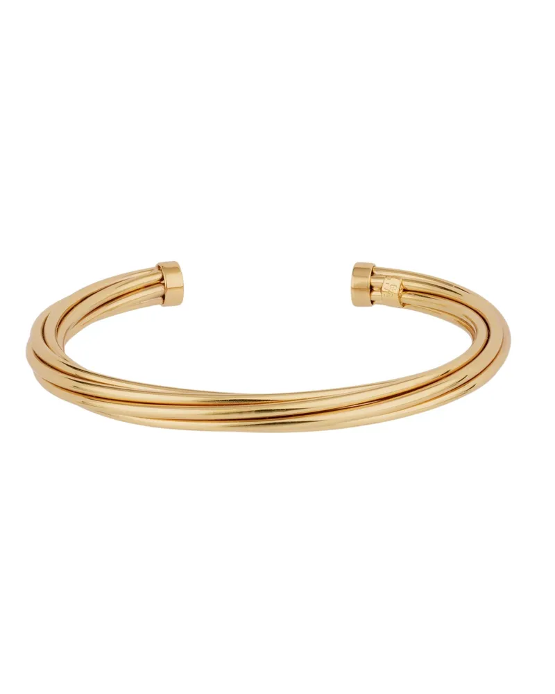 Gas Bijoux Atik Bangle" Gold Plated Bracelet Metallic