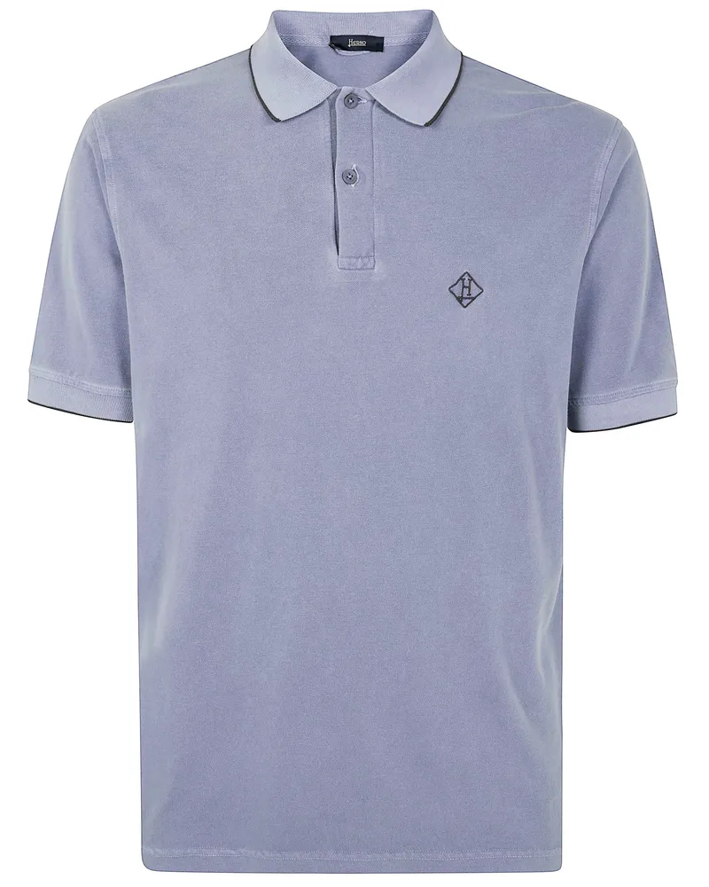 Herno Man Polo Shirt Blue