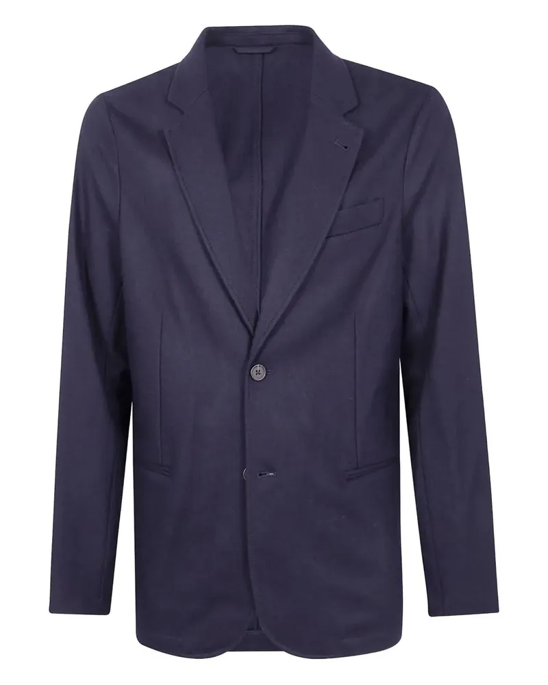 Emporio Armani Single Breasted Jacket Blue