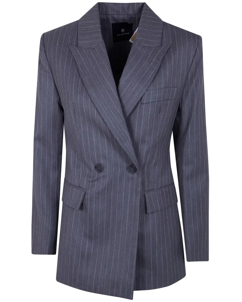 Anine Bing Tiphaine" Blazer Gray
