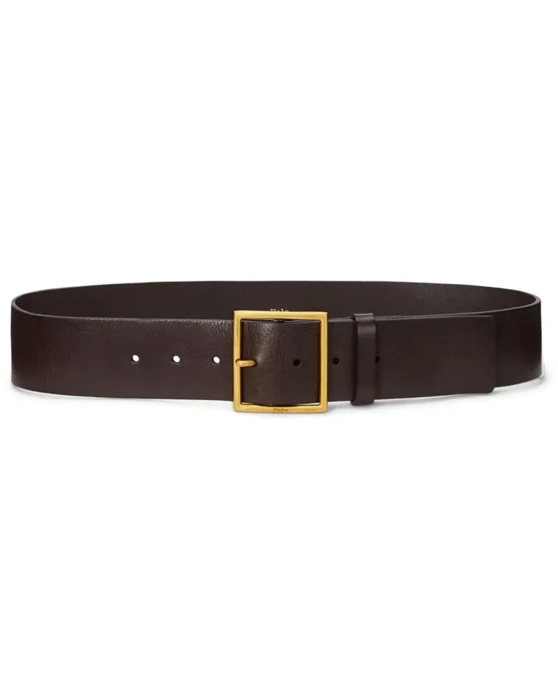 Ralph Lauren 50Mm Squared Closet Medium Belt Brown