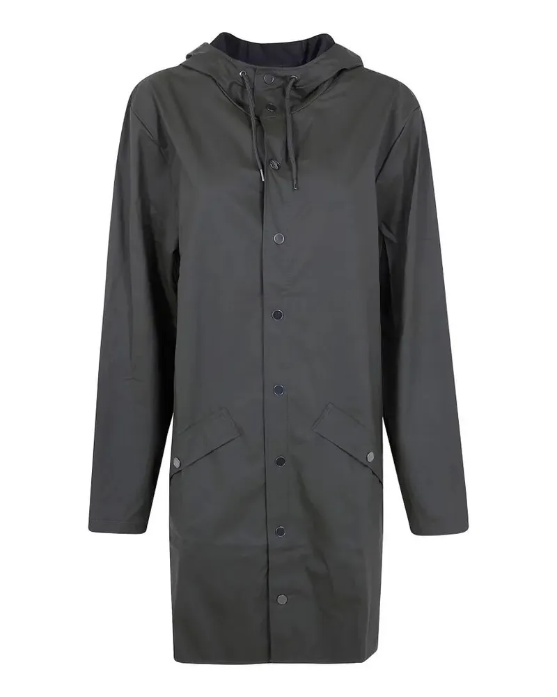 RAINS W3" Long Jacket Green