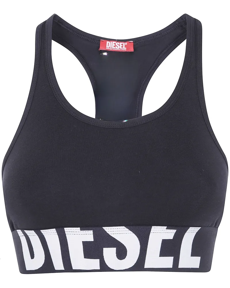 Diesel Top Sportivo Cotone Black