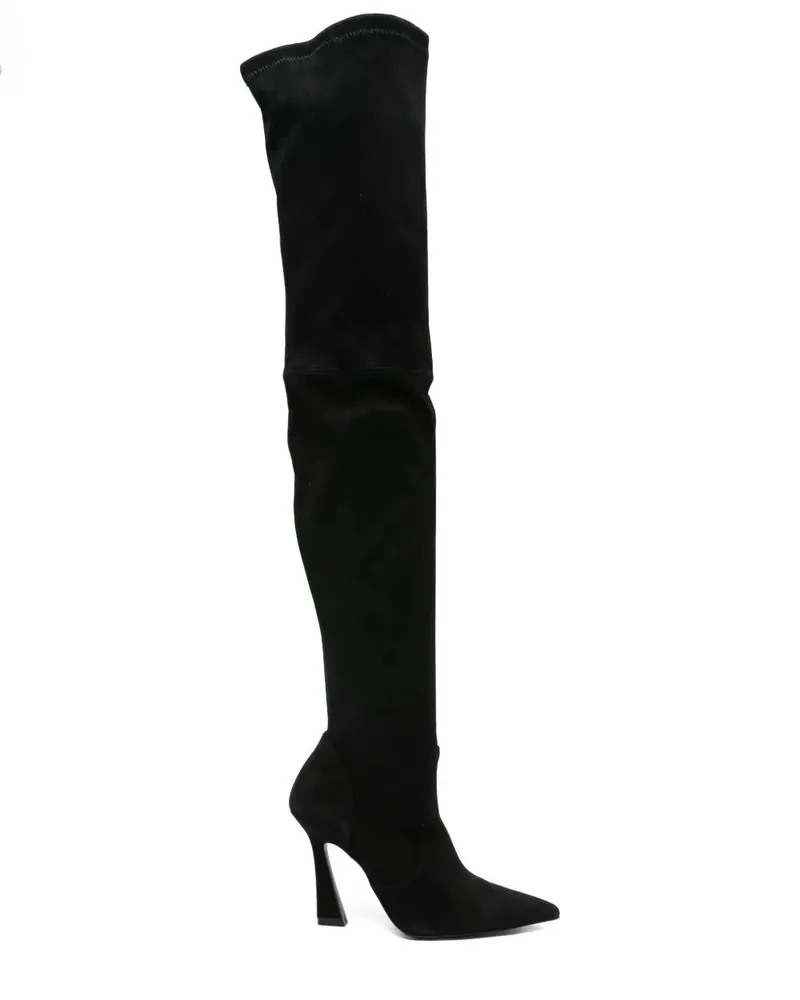 Stuart Weitzman Ultravinnie" Boot 100 Black