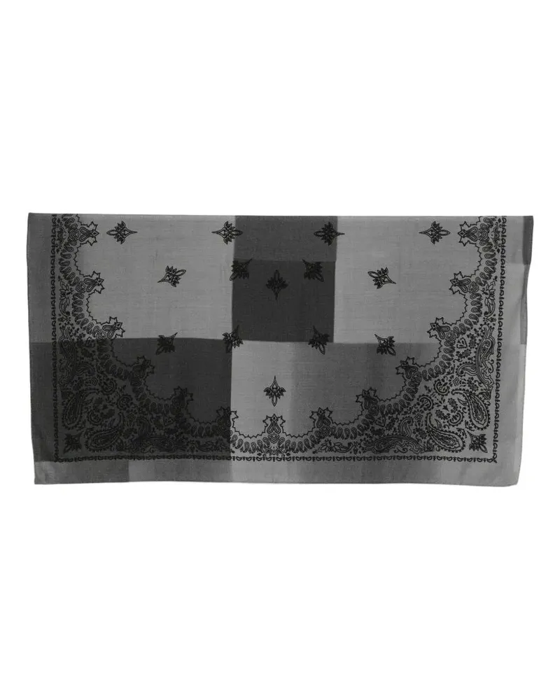 Destin Scarf Wool 100% "Judy Carre 90X90 Cm Gray