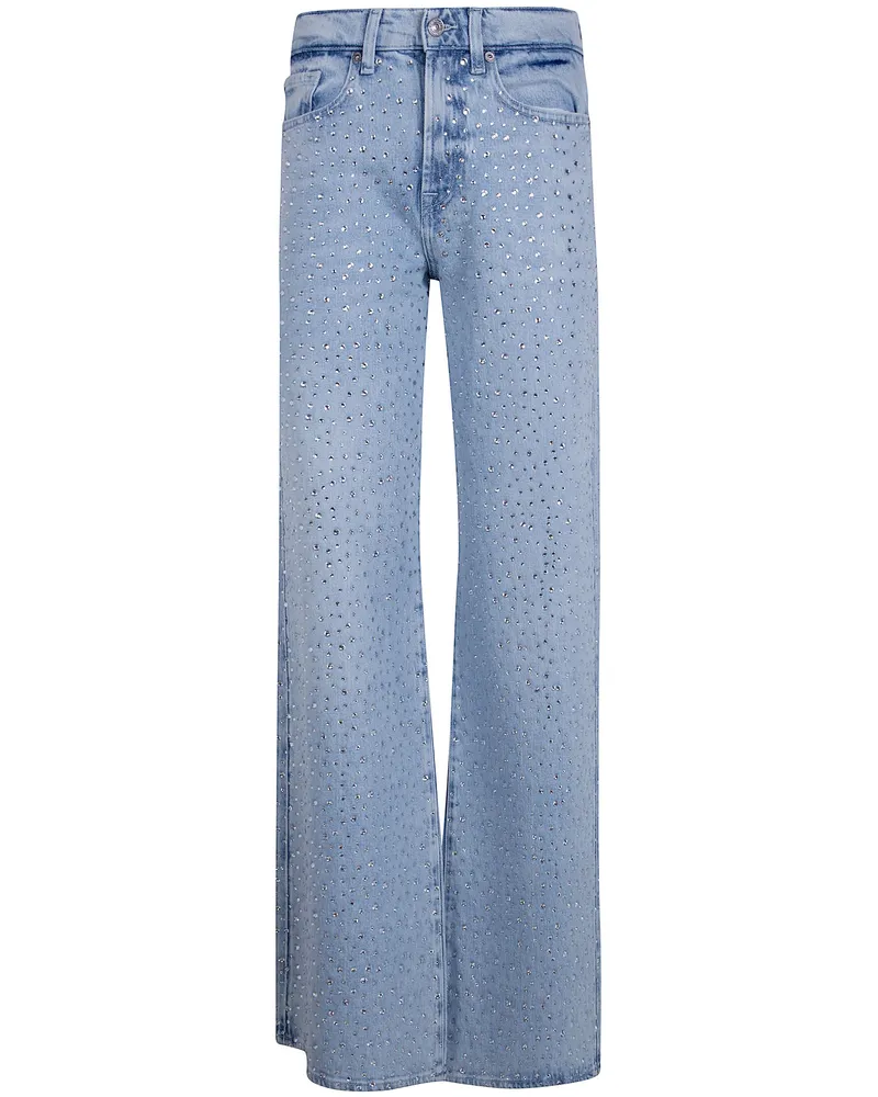 7 for all mankind Lotta' All Over Crystals Jeans Blue